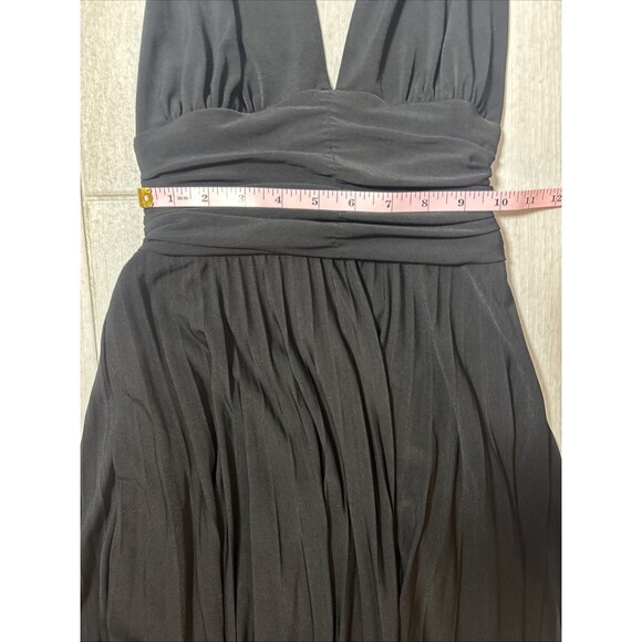 Caché Womens Black Y2K Cocktail Dress Size 2 Goth Glam Prom Eveningwear Fairy - Picture 7 of 9